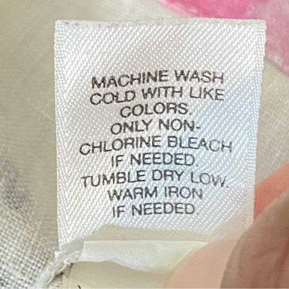 Pure Jill Water Color Floral Sleeveless Linen Midi Dress size Small - Picture 12 of 12